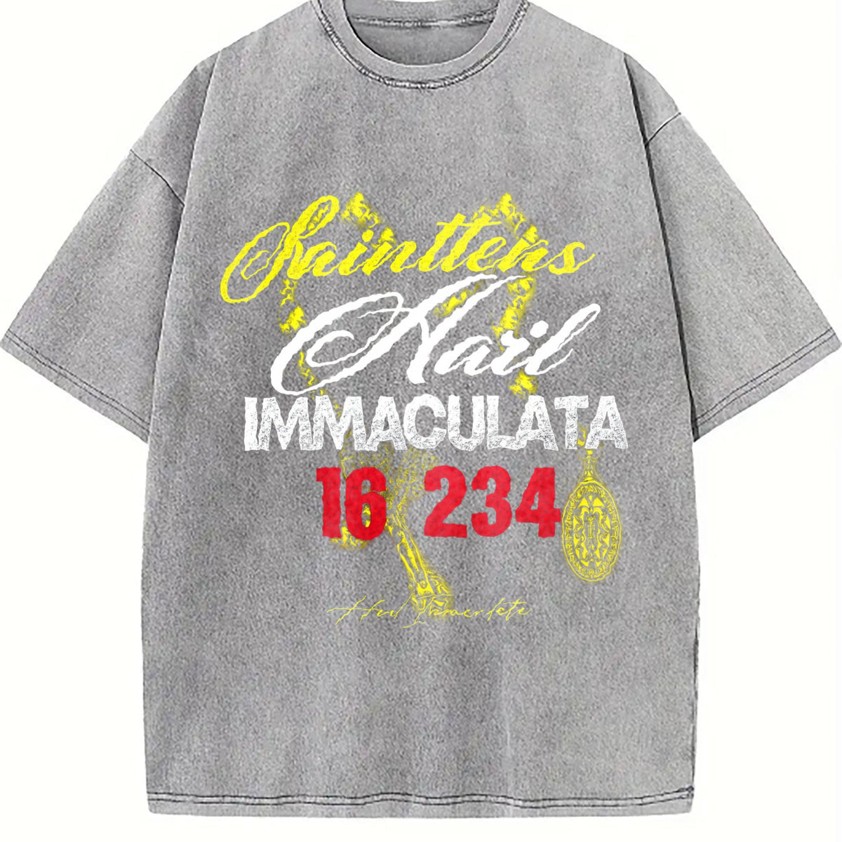 Sainttears Hail Immaculata Vintage Washed T-Shirt product image 5