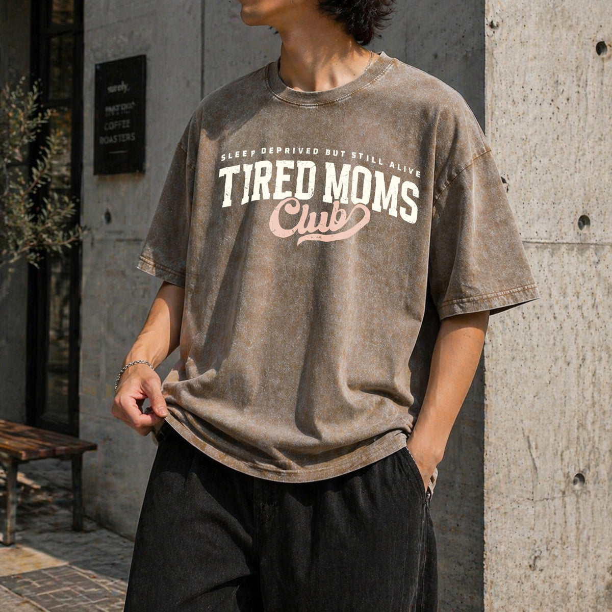 Tired Moms Club Vintage Washed T-Shirt product image 10