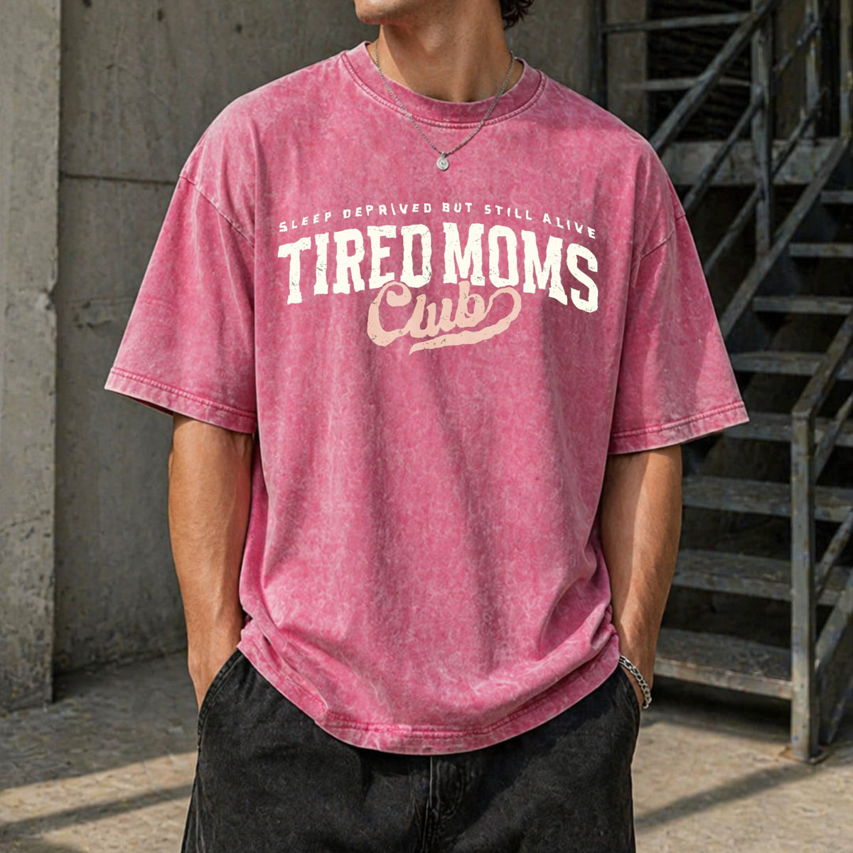 Tired Moms Club Vintage Washed T-Shirt product image 14