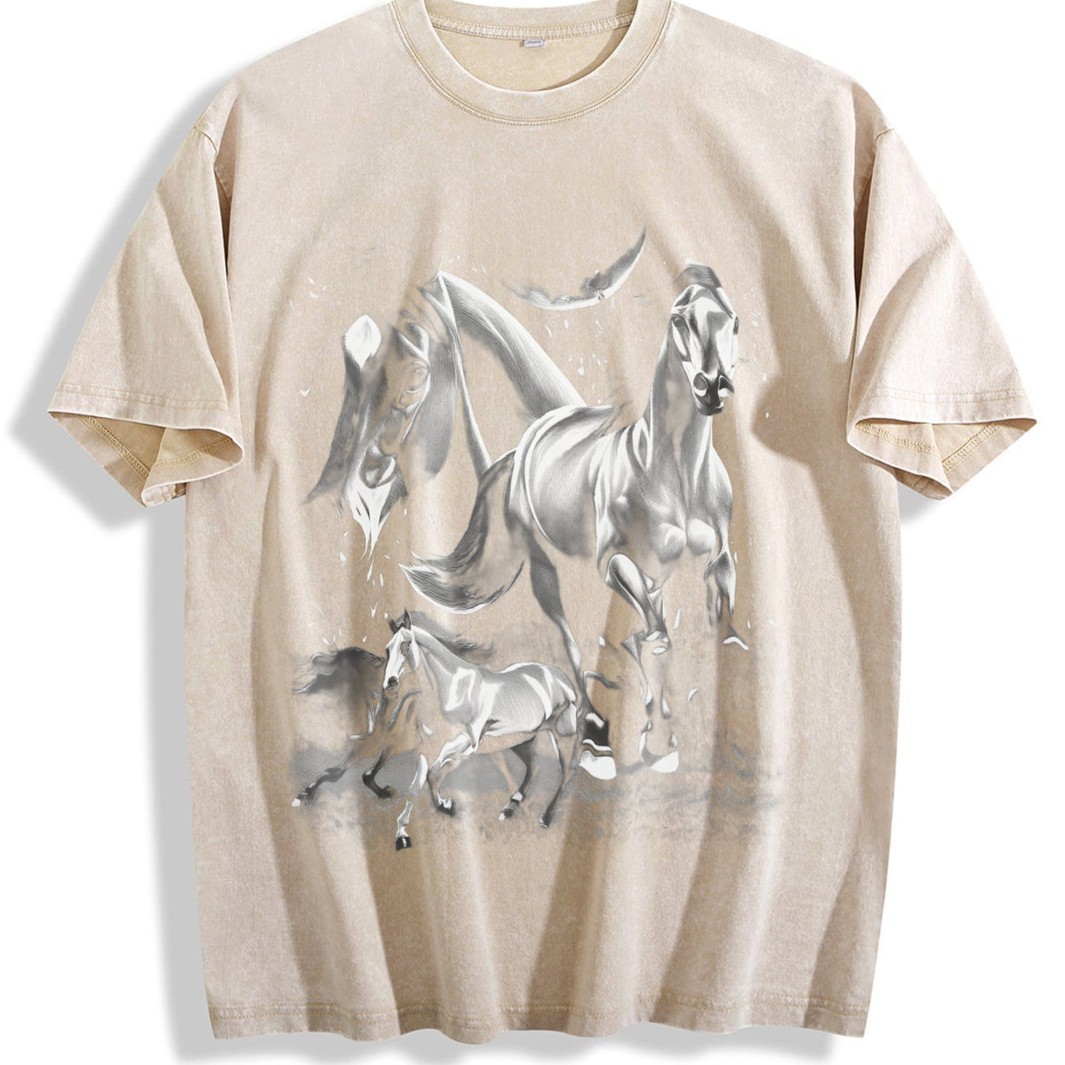 Wild Horses Vintage Washed T-Shirt product image 1