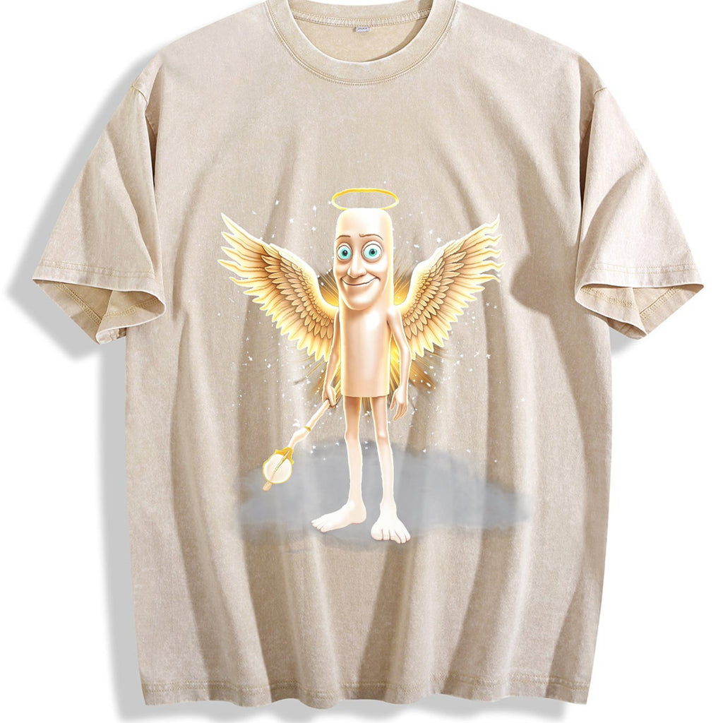 Funny Tung God Sahur Brainrot Meme Vintage Washed T-Shirt product image 1