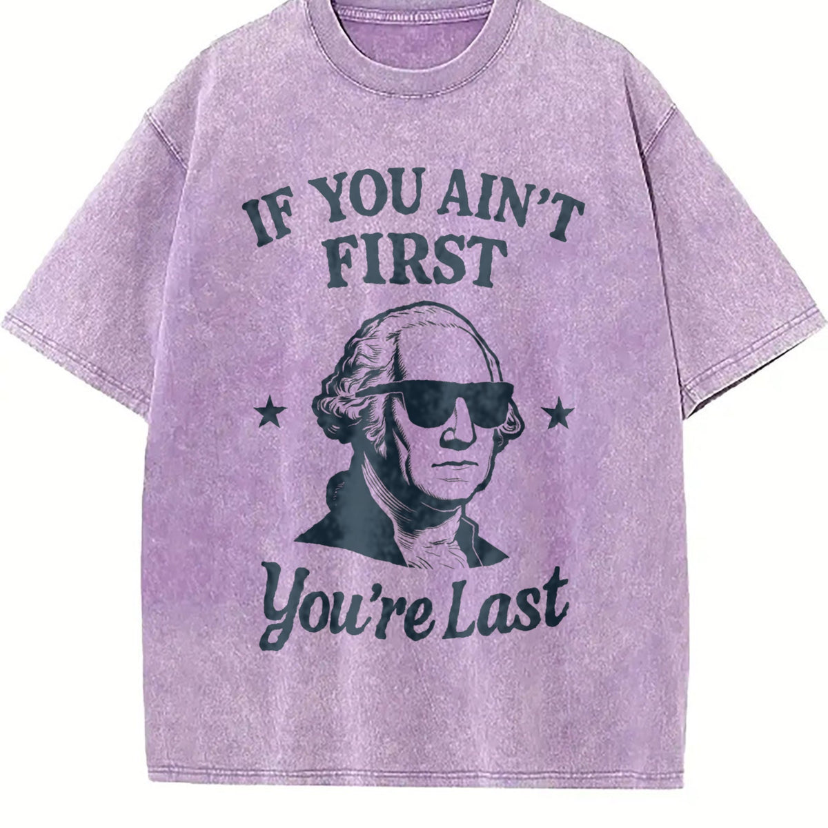 If You Ain't First You're Last Vintage Washed T-Shirt product image 6