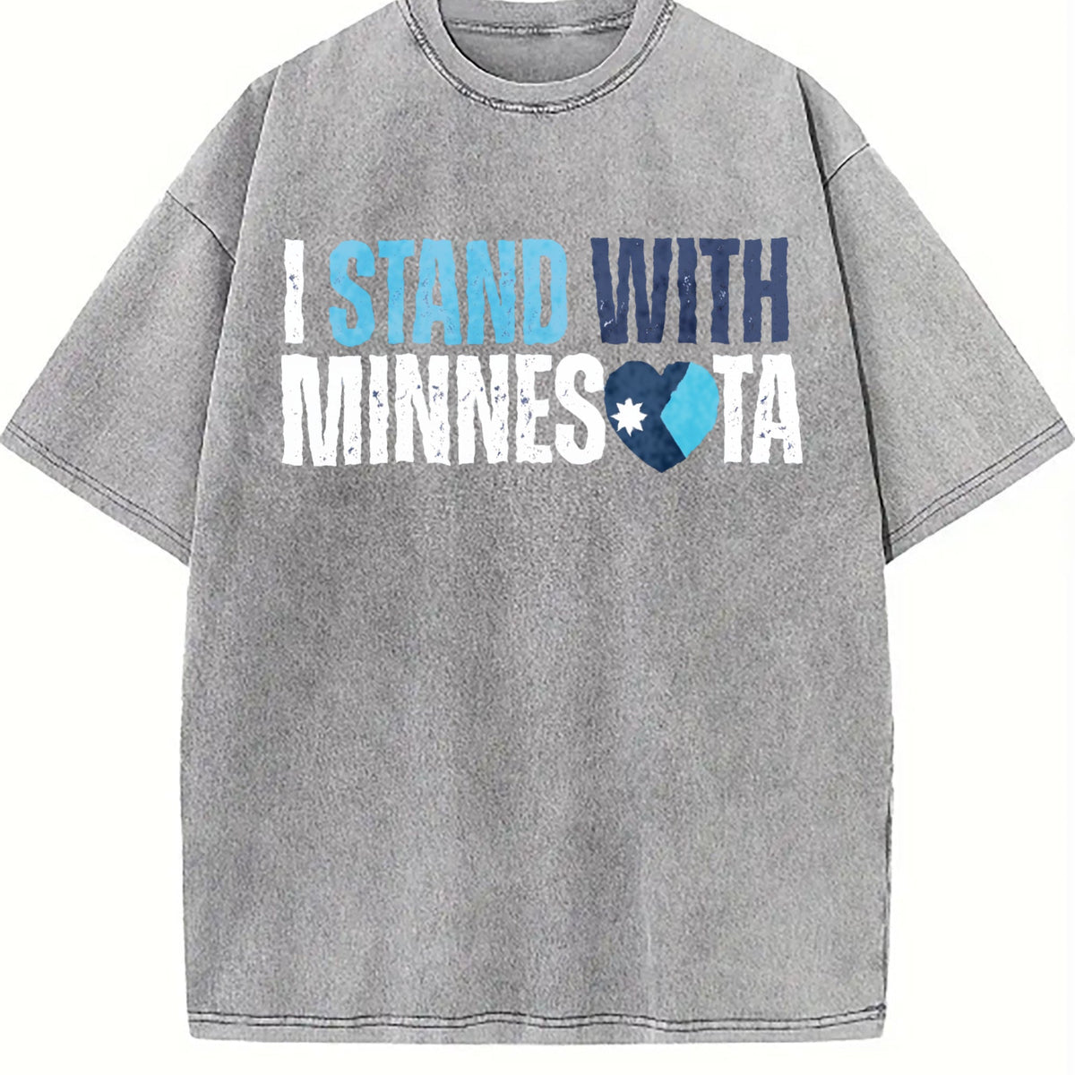 I Stand With Minnesota Vintage Washed T-Shirt product image 5