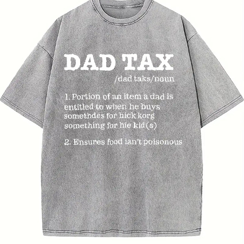 Funny Dad Tax Sarcastic Fathers Day Novelty For Vintage product image 5