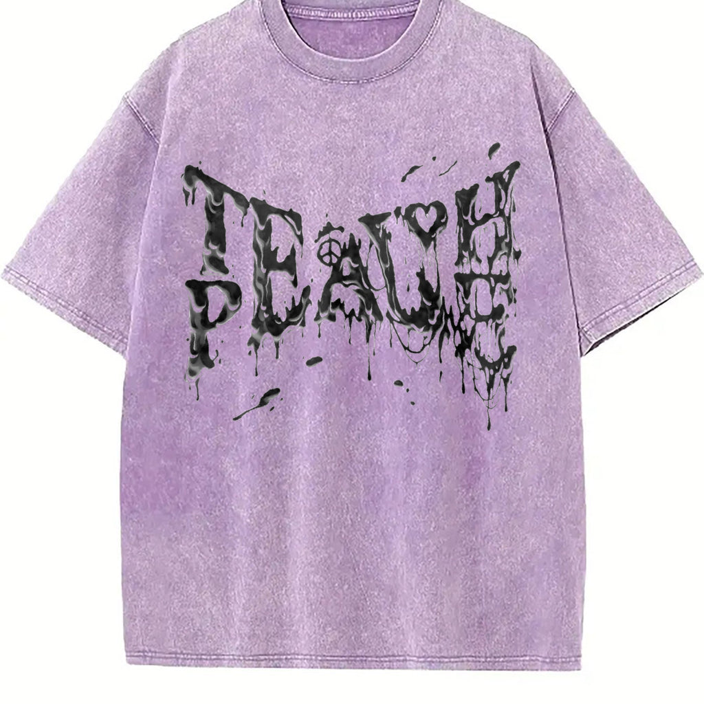 Teach Peace 100 Y2K Boxy Aesthetic Summer Vibes Vintage product image 6