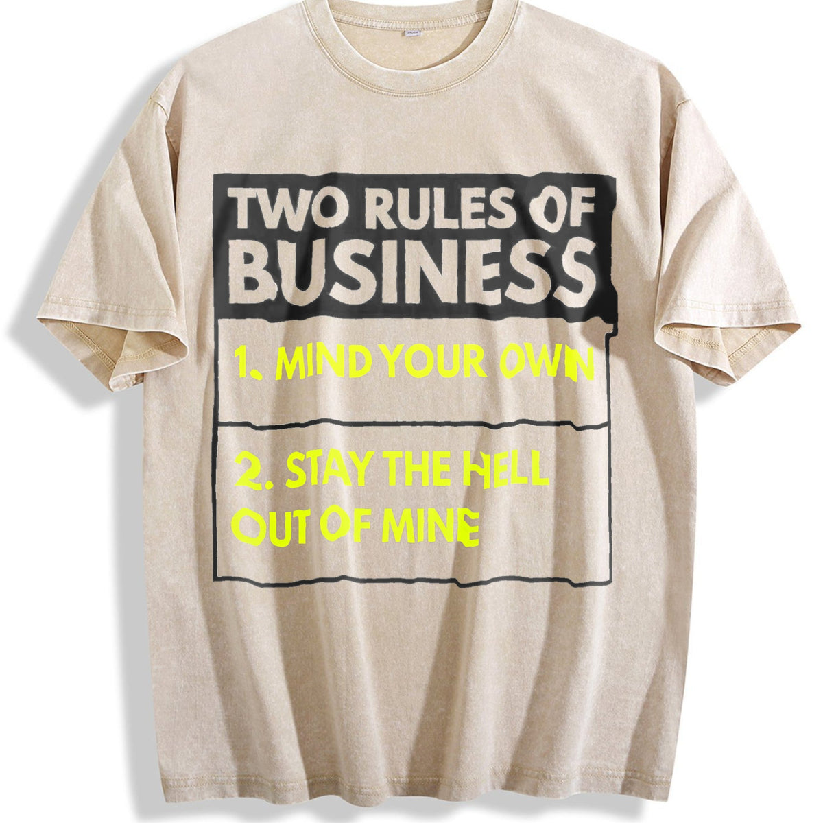 100 Two Rules Of Business Mind Your Own Stay Outta Mine product image 1