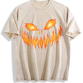 Funny Horror Pumpkin 90s Vintage Washed T-Shirt product image 1