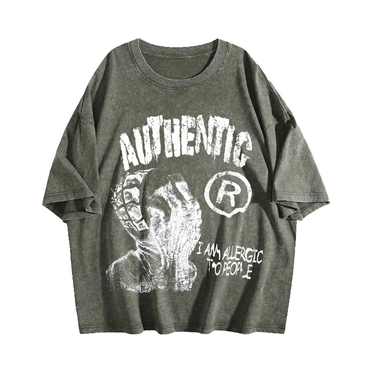 Authentic Hand Sketch Vintage Washed T-Shirt product image 4