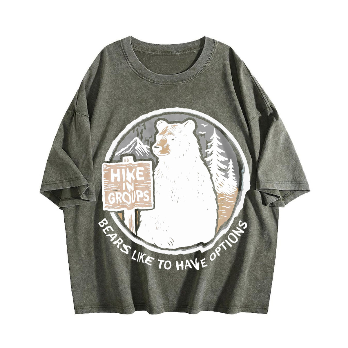 Hike In Groups Bears Like To Have Options Vintage Washed product image 4