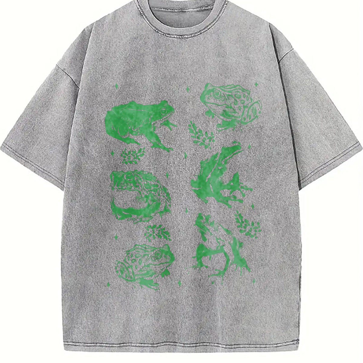 Frog Tattoo Vintage Washed T-Shirt product image 5