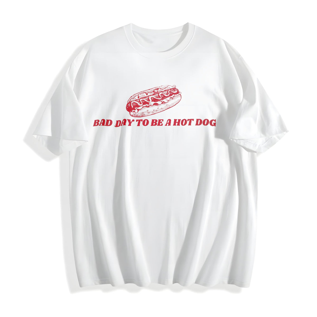Bad Day To Be A Hot Dog 4th Of July Funny Hotdog Cotton product image 2