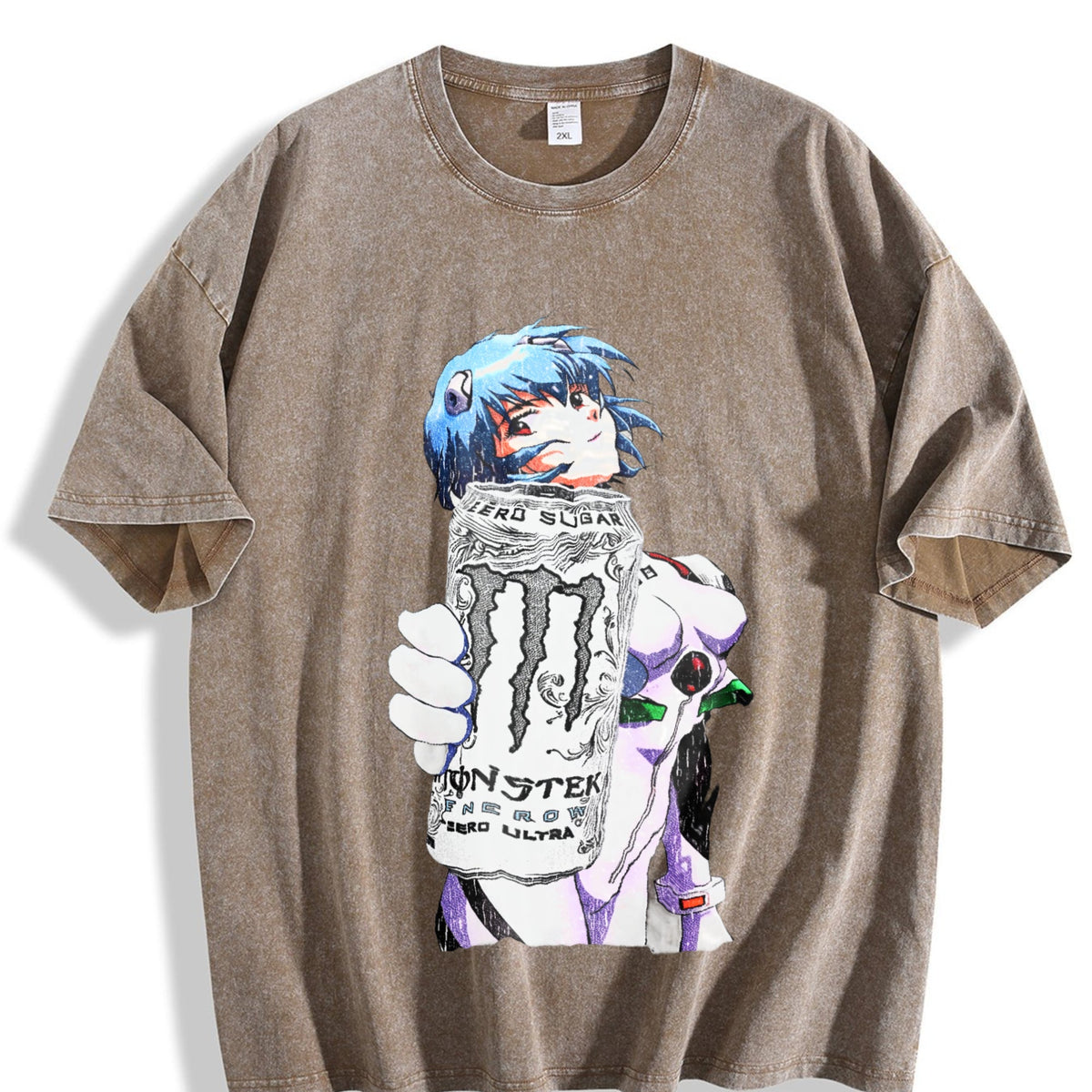 Rei Ayanami X Monster Vintage Washed T-Shirt product image 3