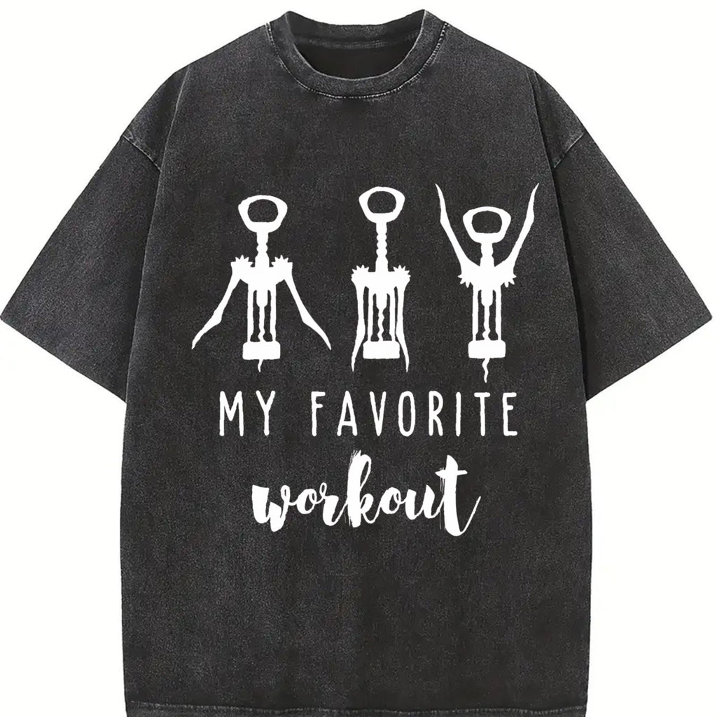 Funny Wine Vintage Washed T-Shirt product image 2