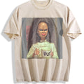 Grumpy Doll with Wut Mug Vintage Washed T-Shirt