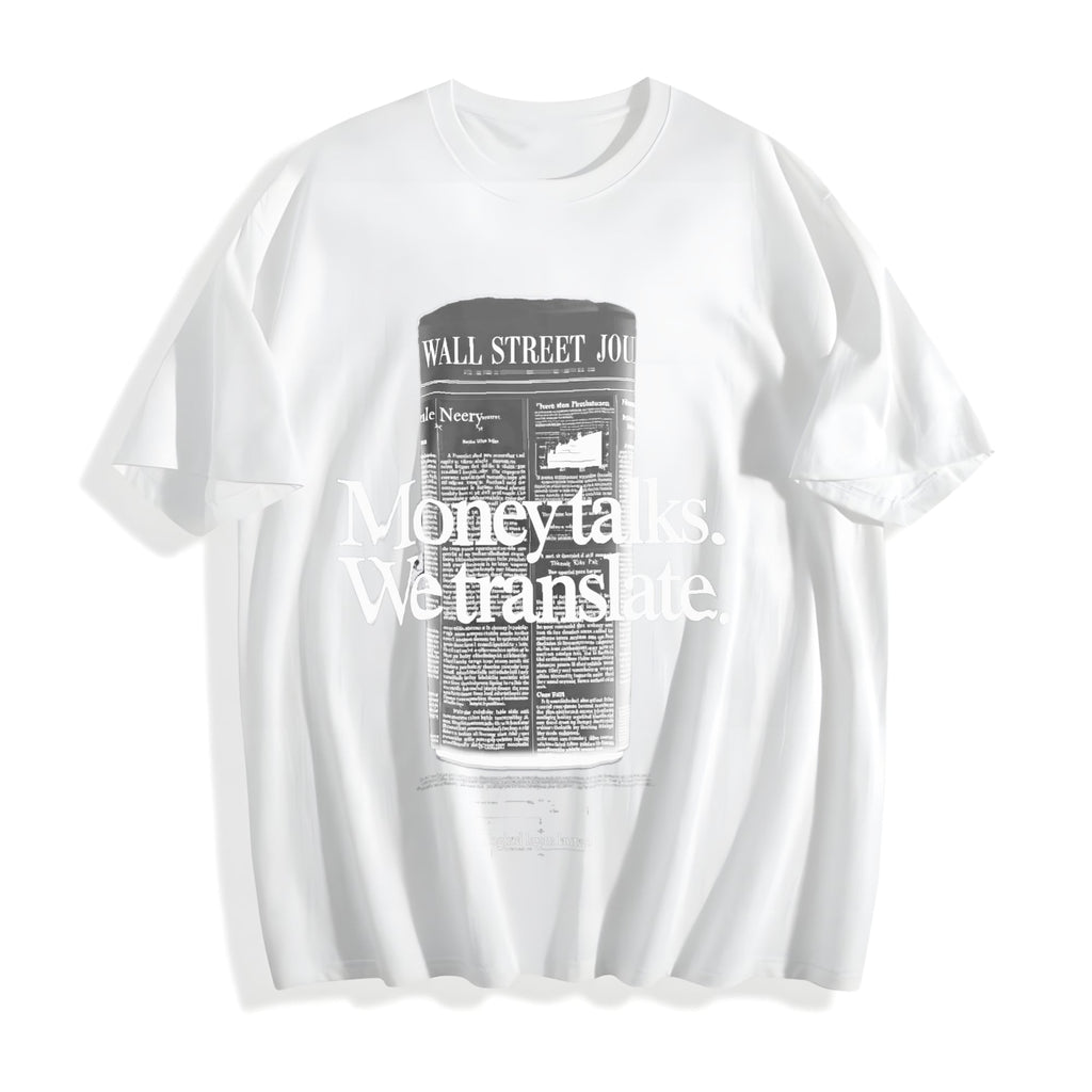 Wsj Money Talks We Translate Cotton T-Shirt product image 2