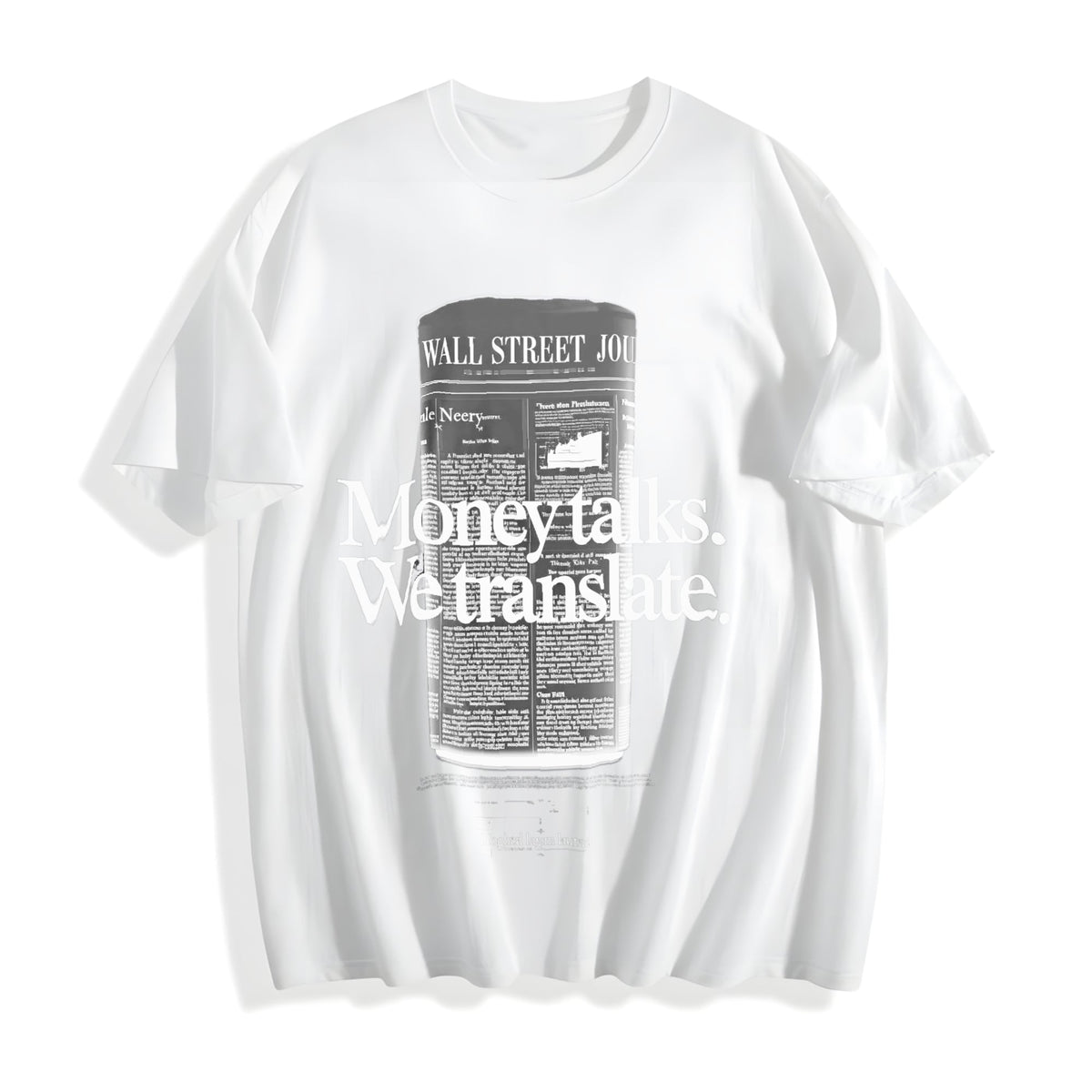 Wsj Money Talks We Translate Cotton T-Shirt product image 2