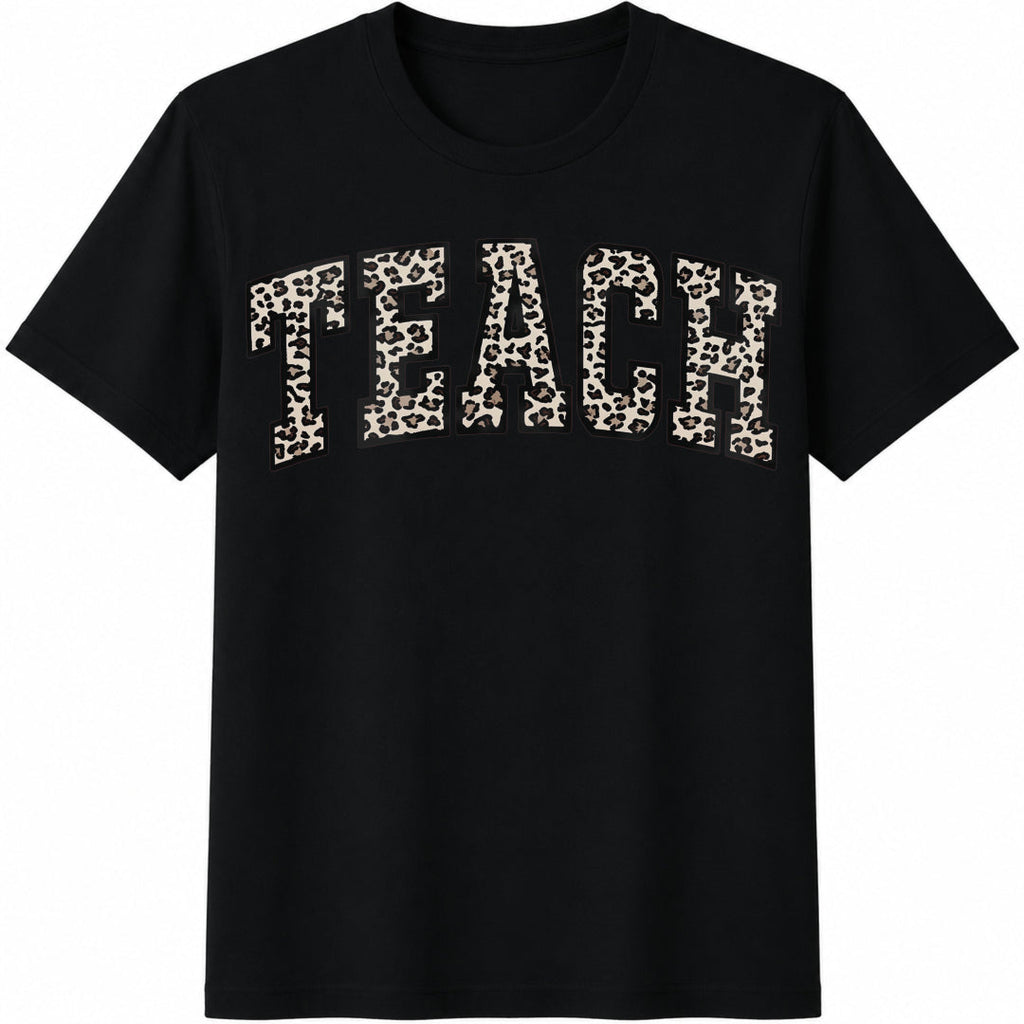 Leopard Teacher - With Spot Teach And School Team Cotton product image 1