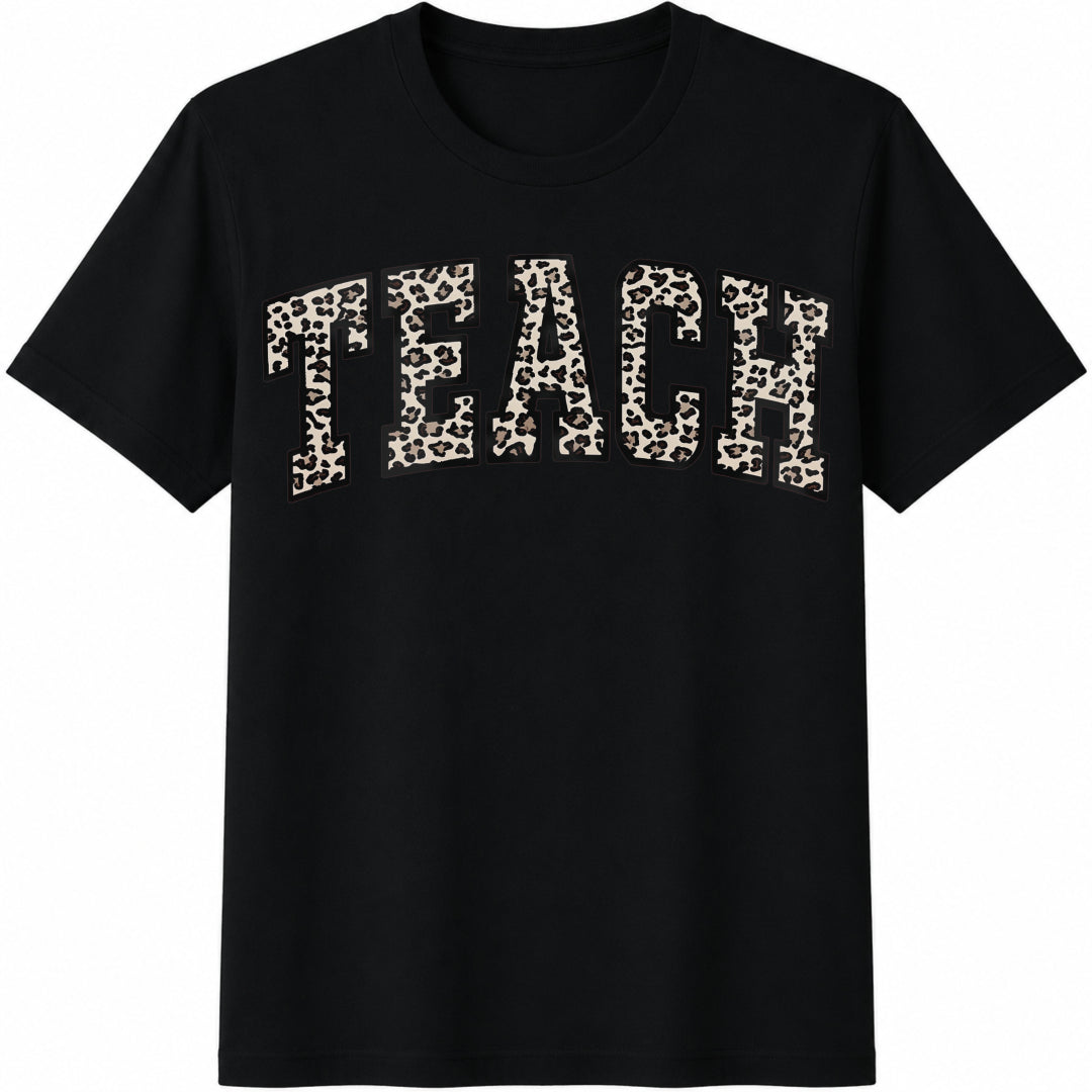 Leopard Teacher - With Spot Teach And School Team Cotton product image 1