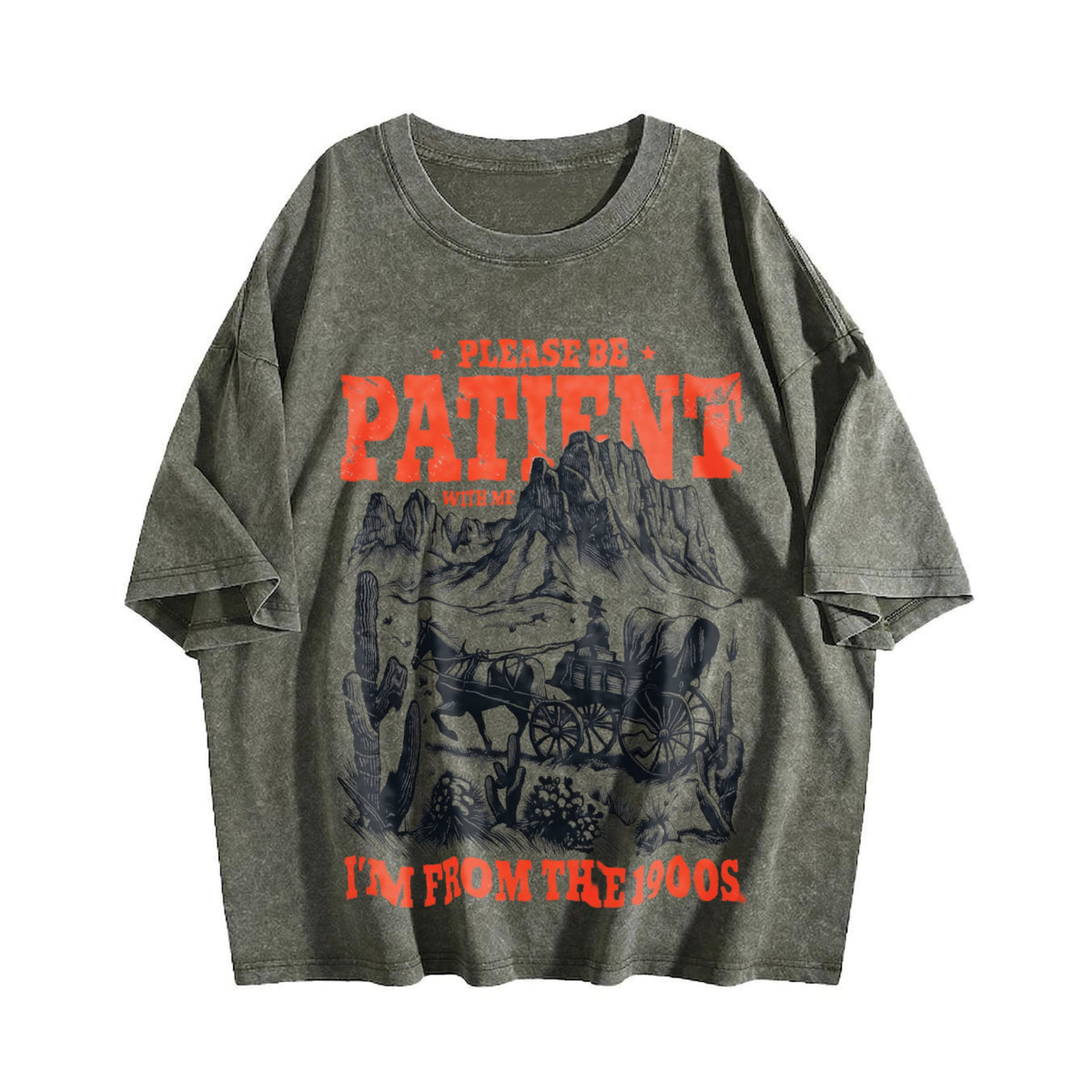Funny I'm From The 1900s Vintage Washed T-Shirt product image 4
