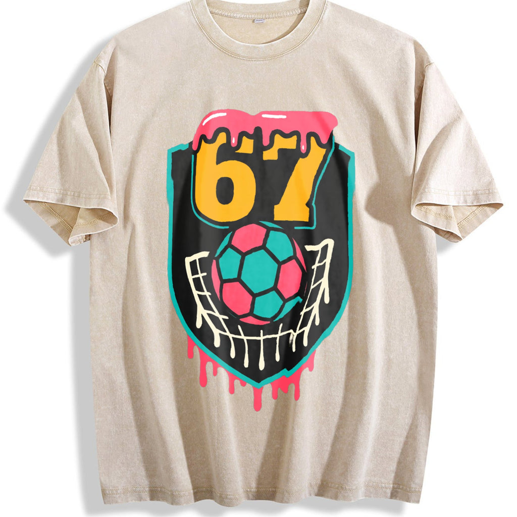 Global Soccer Fan Vintage Washed T-Shirt product image 1