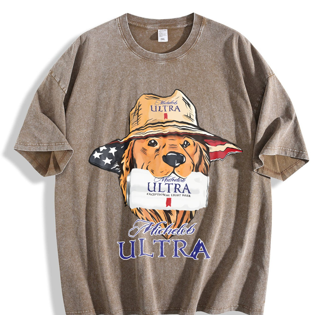 Michelob Ultra American Dog Vintage Washed T-Shirt product image 3