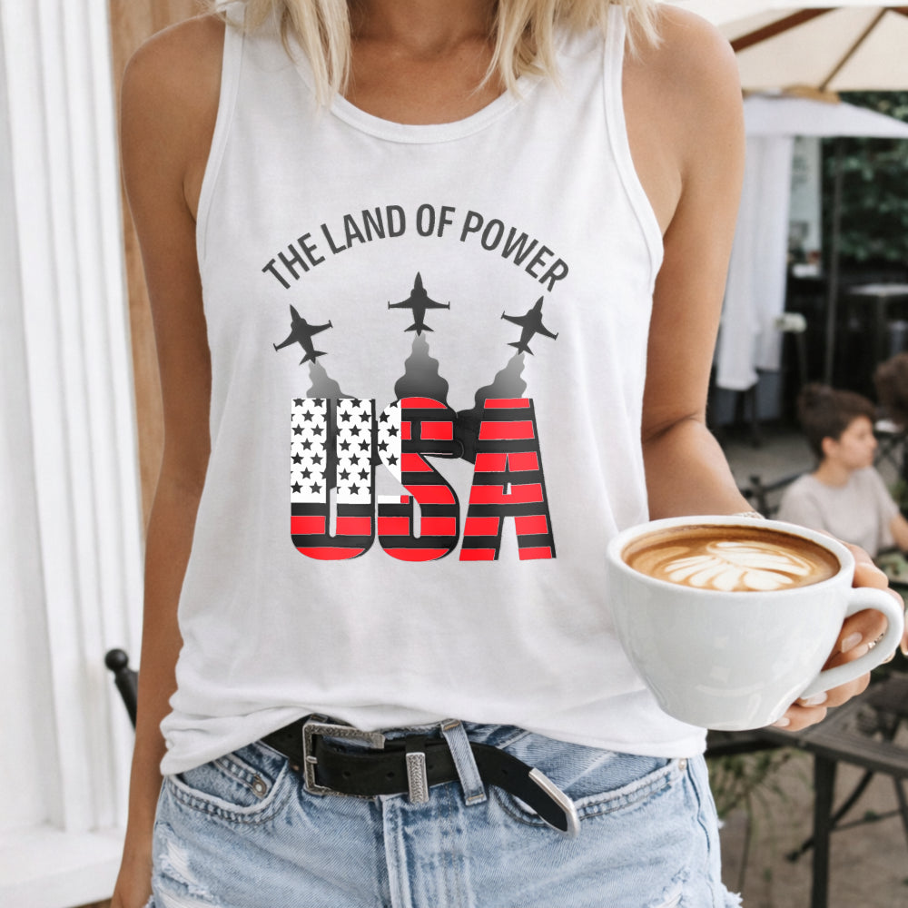 4th Of July Patriotic America Women's Tank Top