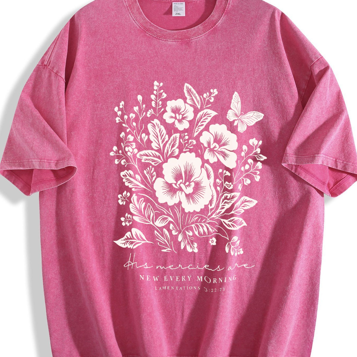 His Mercies Are New Every Morning Vintage Washed T-Shirt product image 7