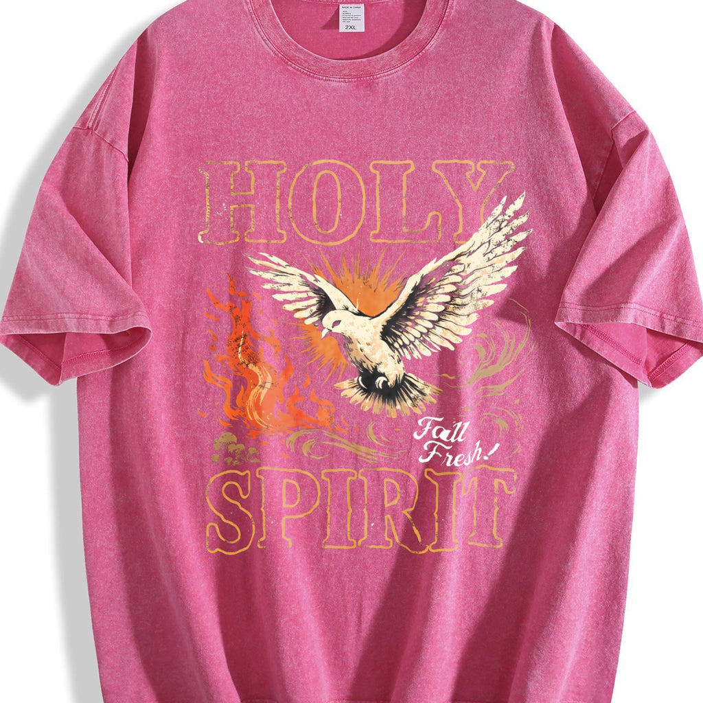 Holy Spirit Fall Fresh Christian Faith Dove Flame Vintage product image 7