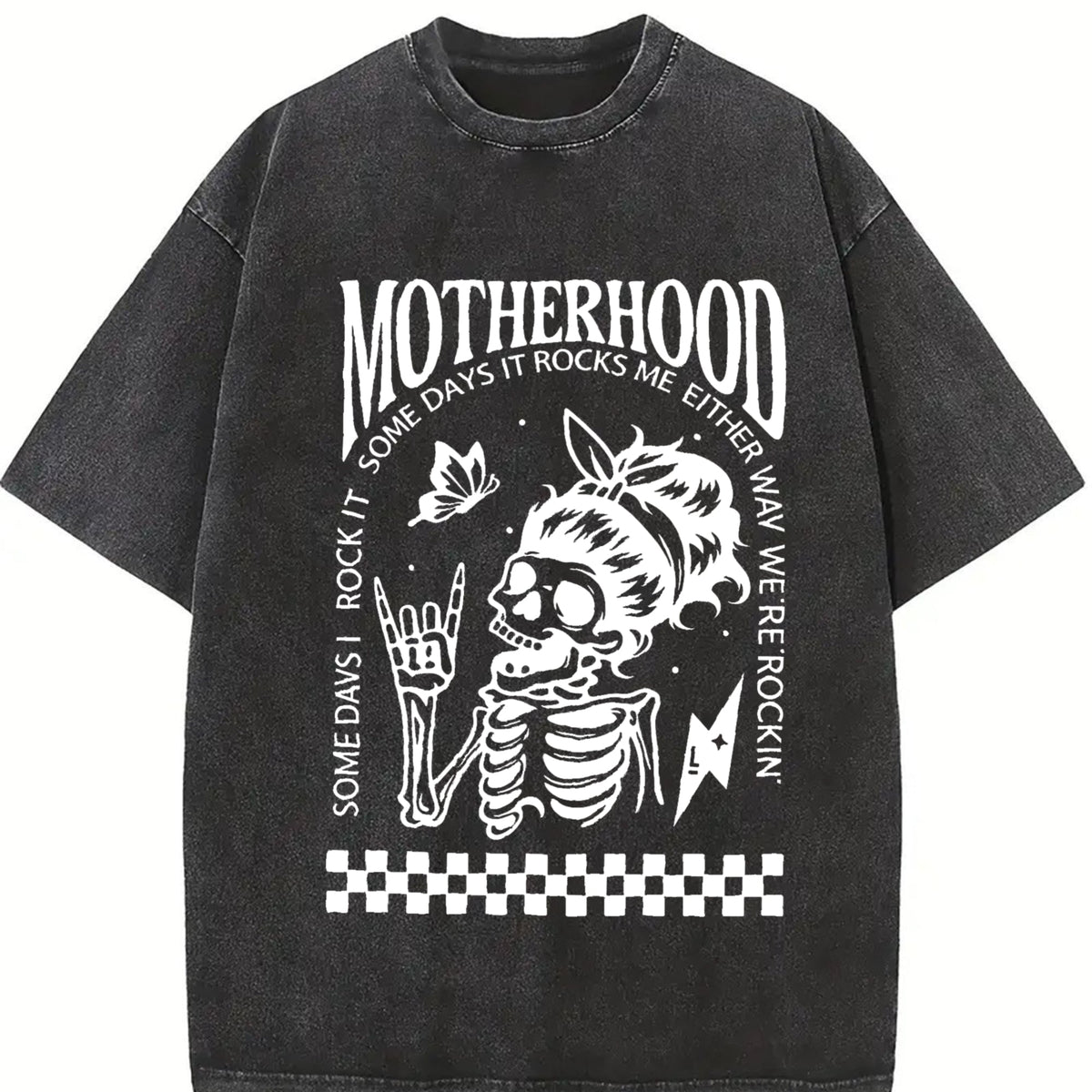 Motherhood: Sometimes I Rock It Vintage Washed T-Shirt product image 2