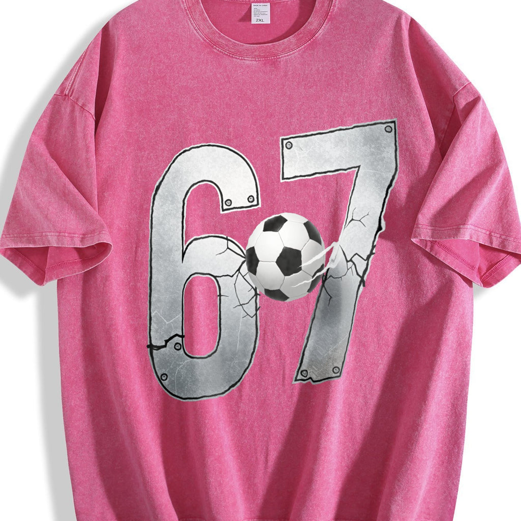 Global Soccer Fan Vintage Washed T-Shirt product image 7