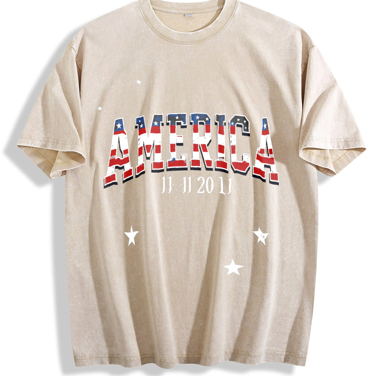 Revival Enthusiast Ink With Flag Motif Feel Vintage Washed product image 1