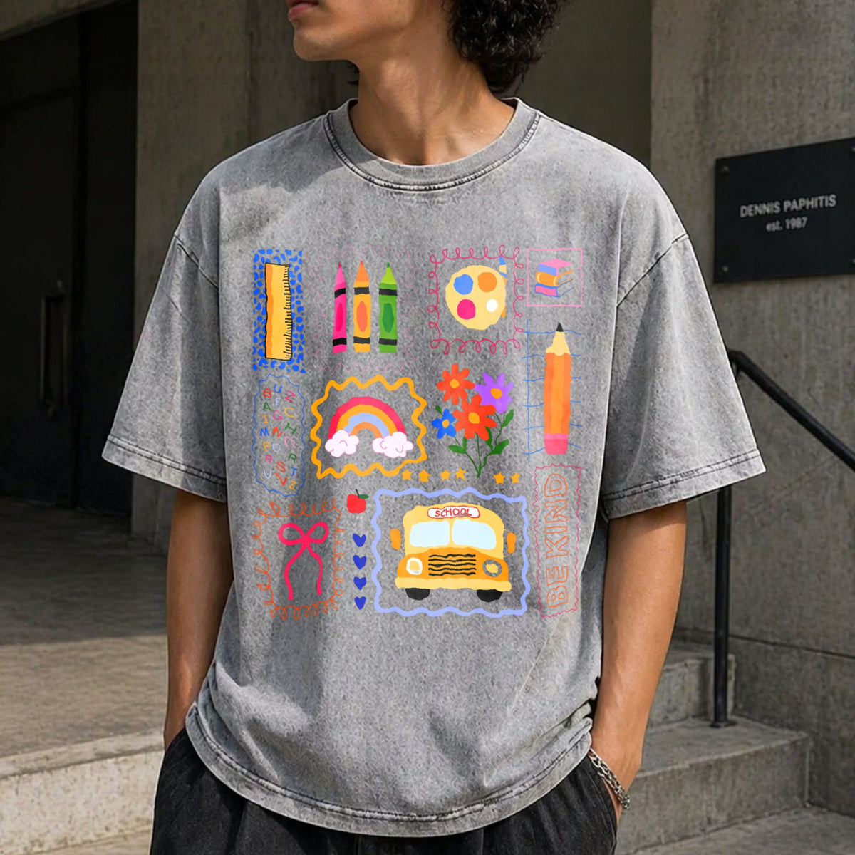 Teacher Vintage Washed T-Shirt product image 5