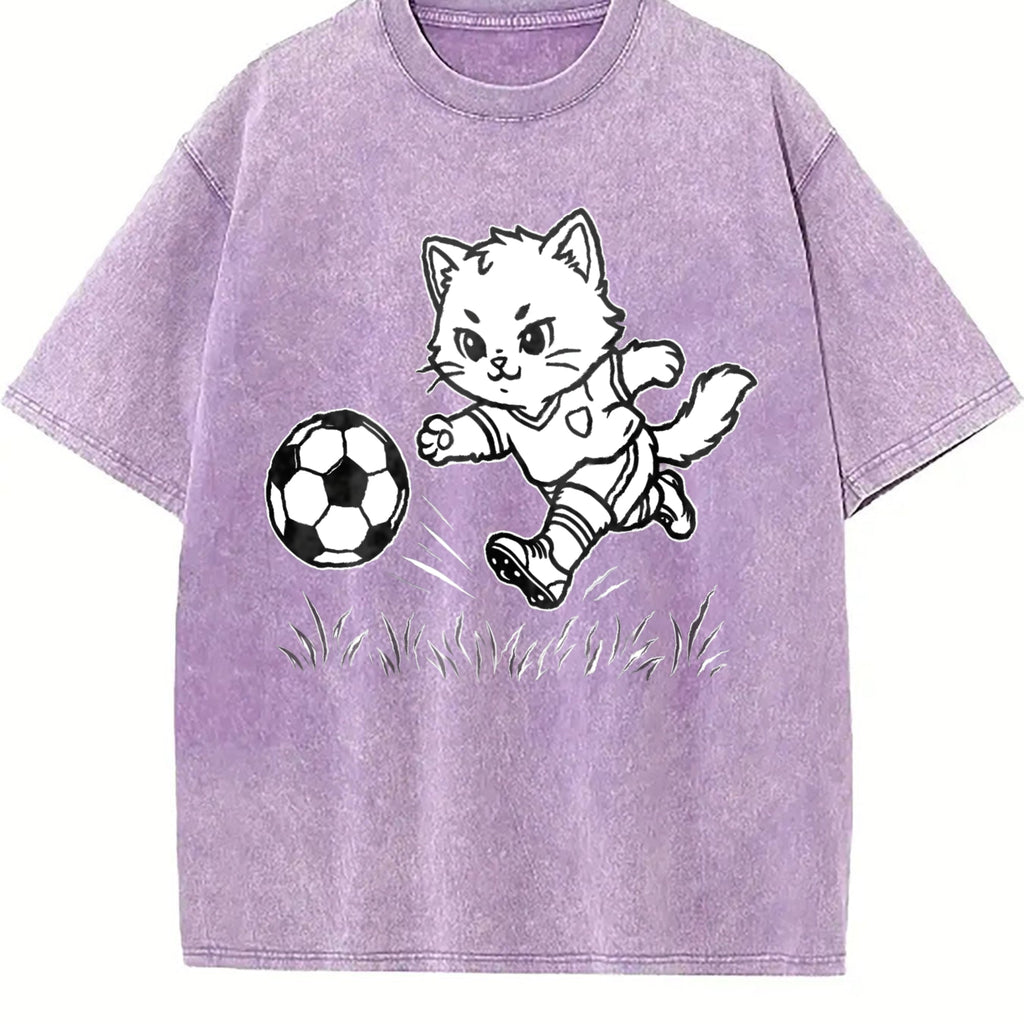 Global Soccer Fan Vintage Washed T-Shirt product image 6