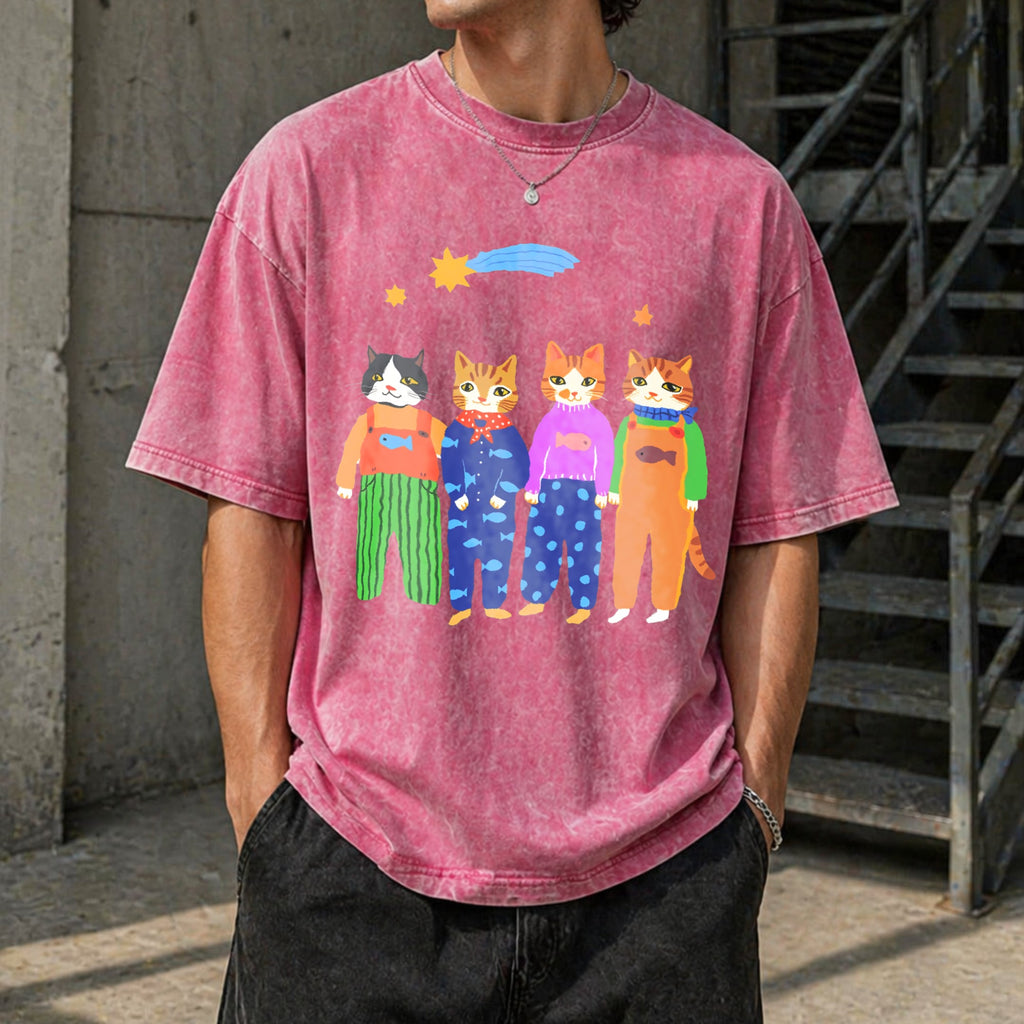 Cat Brothers Vintage Washed T-Shirt product image 7