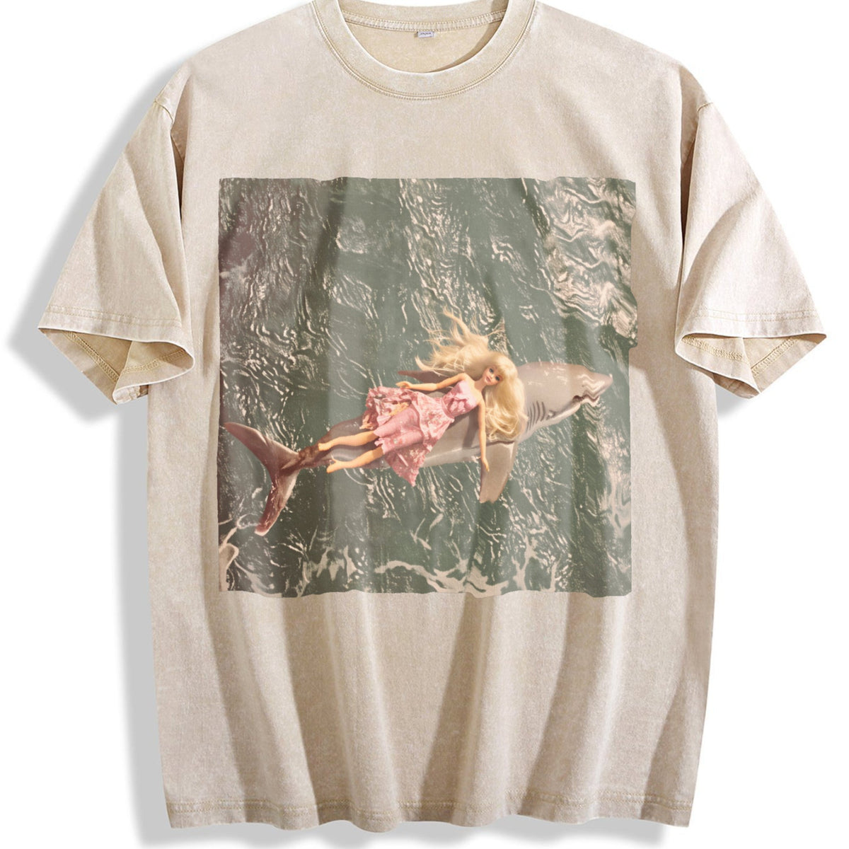 Doll Resting in a Tree Vintage Washed T-Shirt product image 1