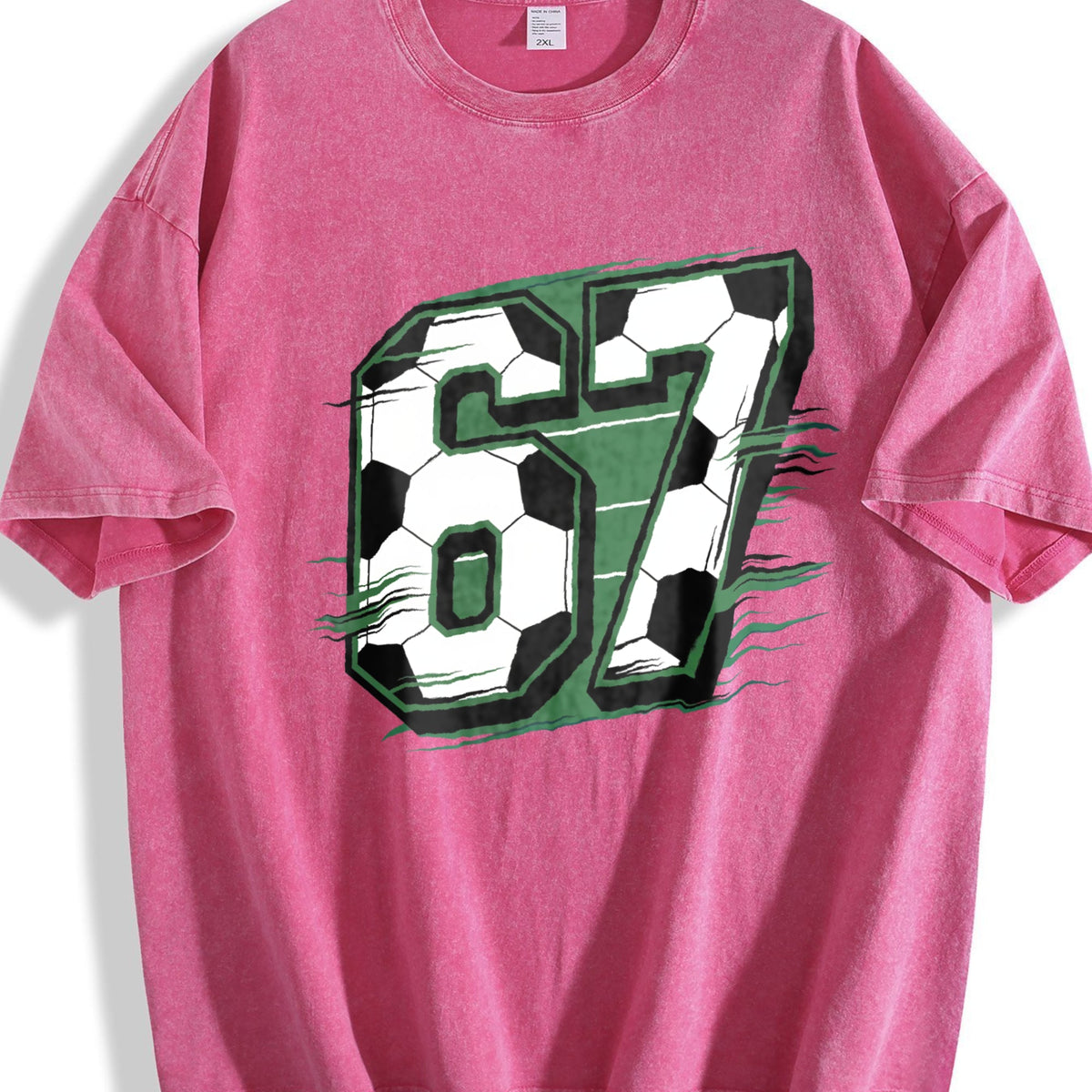 Global Soccer Fan Vintage Washed T-Shirt product image 7