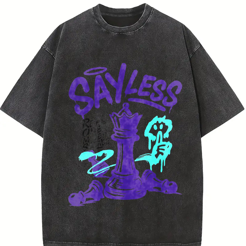 Funny Purple Grape Team Hip-hop Vintage Washed T-Shirt product image 2