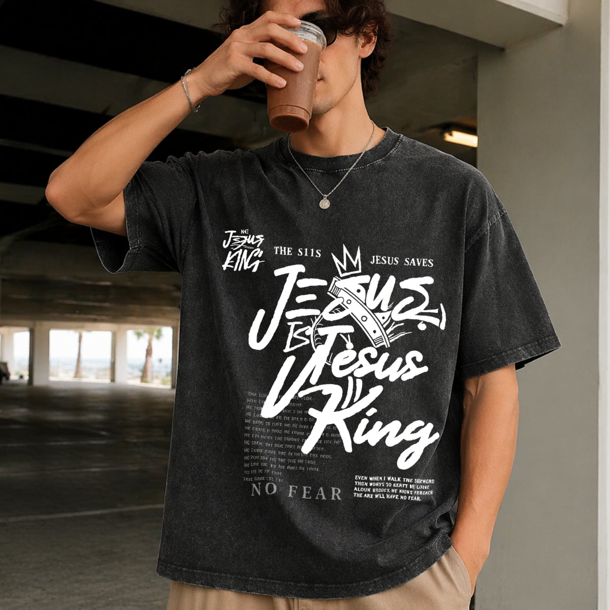 Christian Faith Vintage Washed T-Shirt product image 9