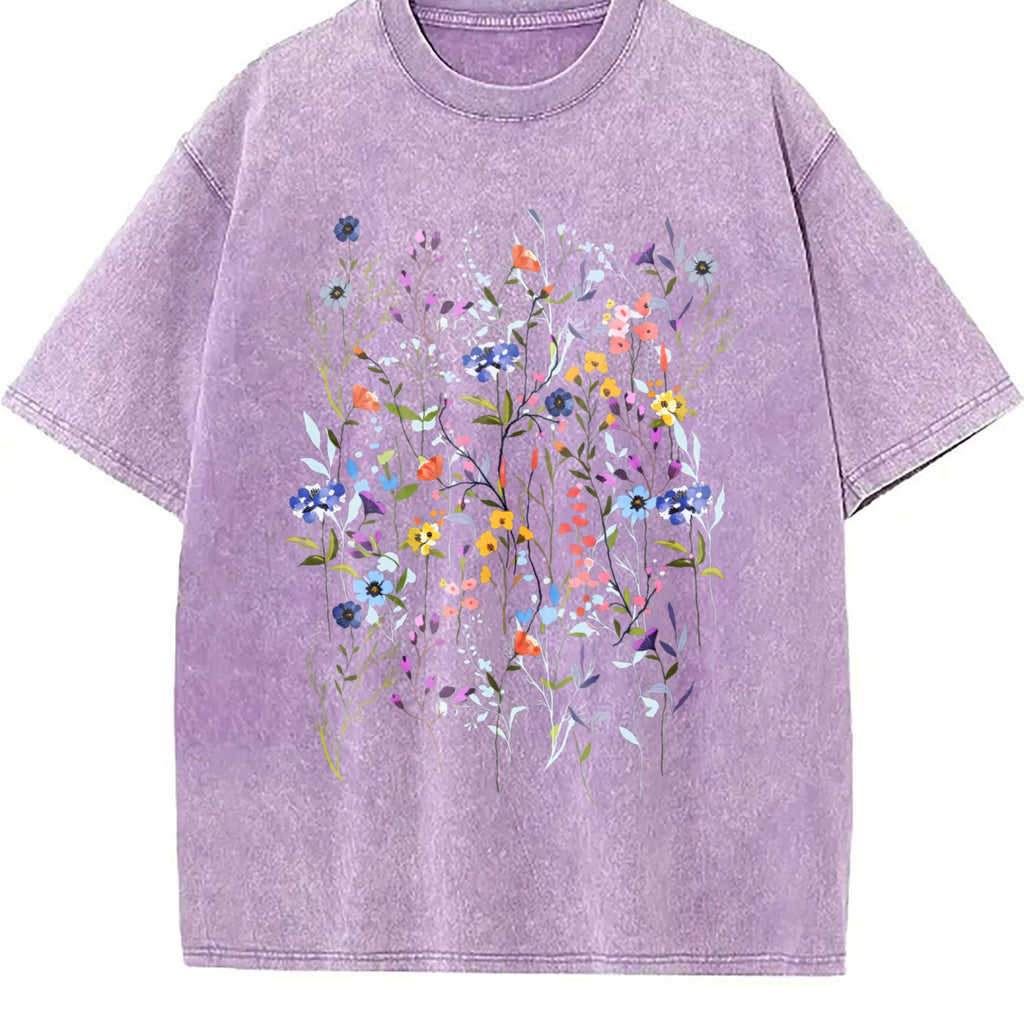 Pressed Flowers Vintage Washed T-Shirt product image 6