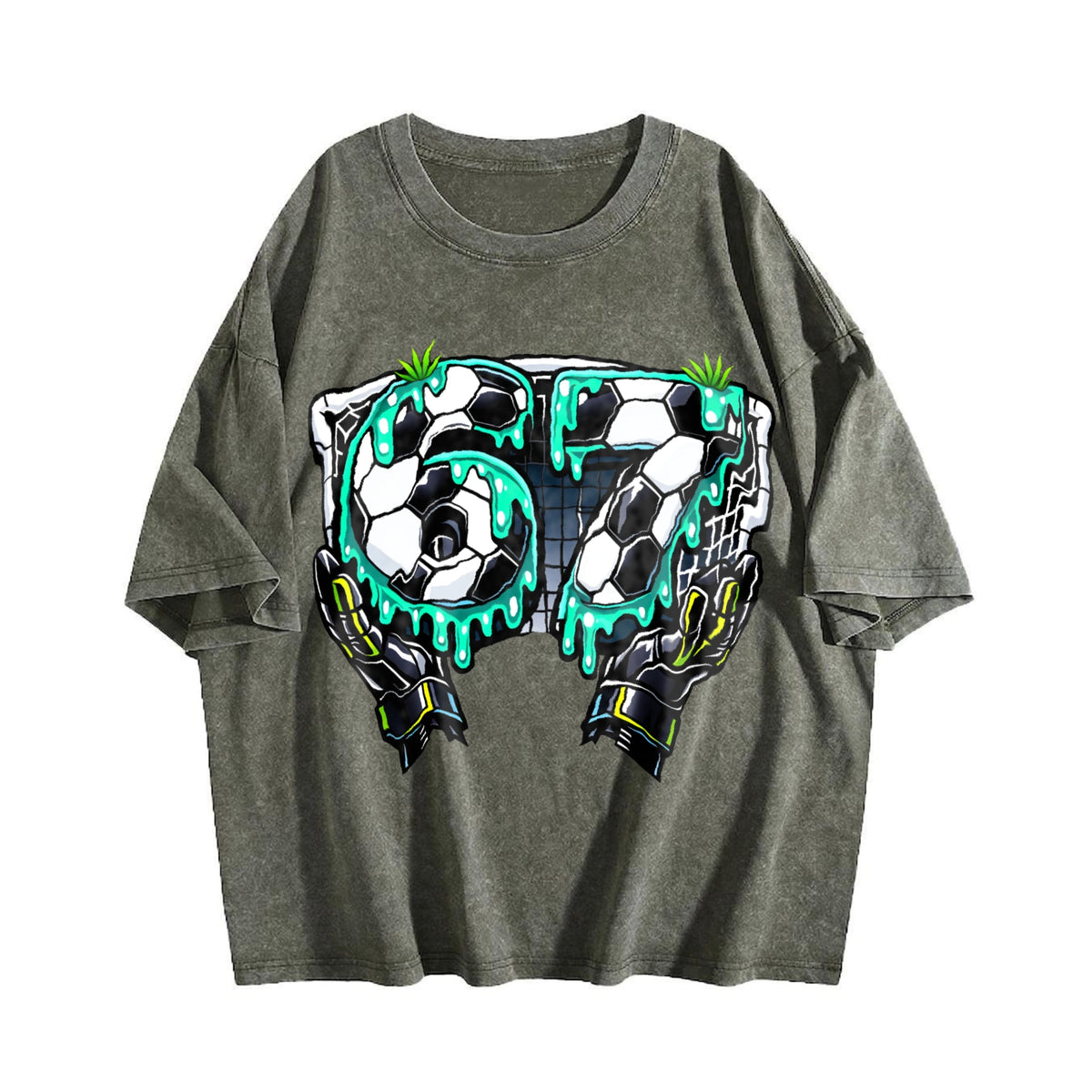Global Soccer Fan Vintage Washed T-Shirt product image 4