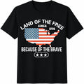 Land Of The Free Because Of Brave Cotton T-Shirt product image 1