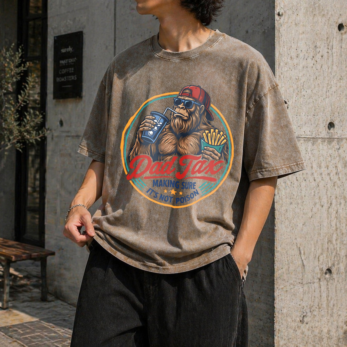 Dad Tax Vintage Washed T-Shirt product image 3