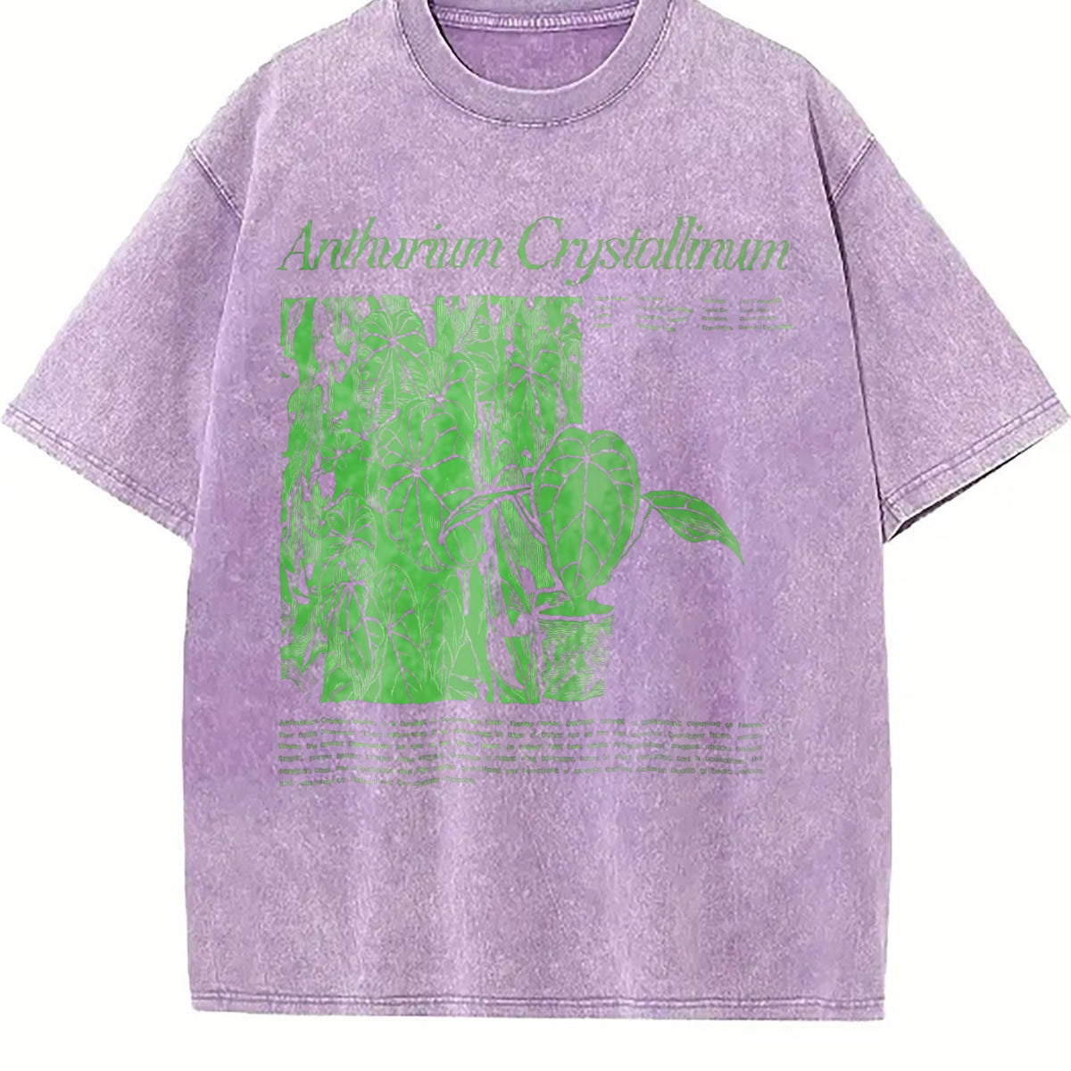 Anthurium Crystallinum Vintage Washed T-Shirt product image 6