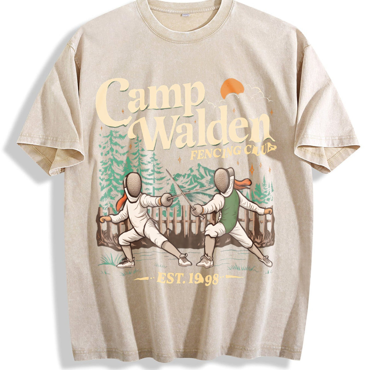 Camp Walden Fencing Club Vintage Washed T-Shirt product image 1