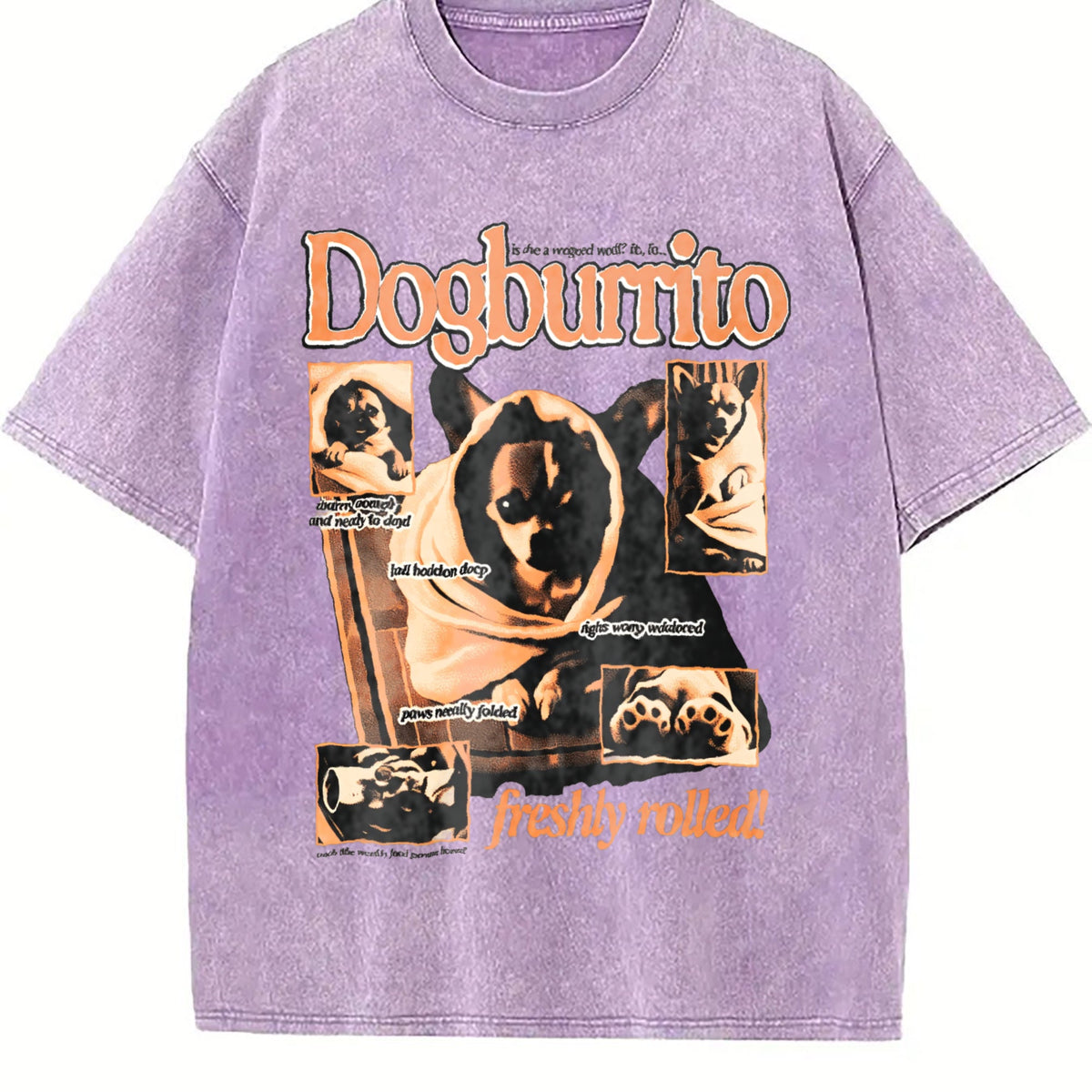 Funny Dog Meme Vintage Washed T-Shirt product image 6