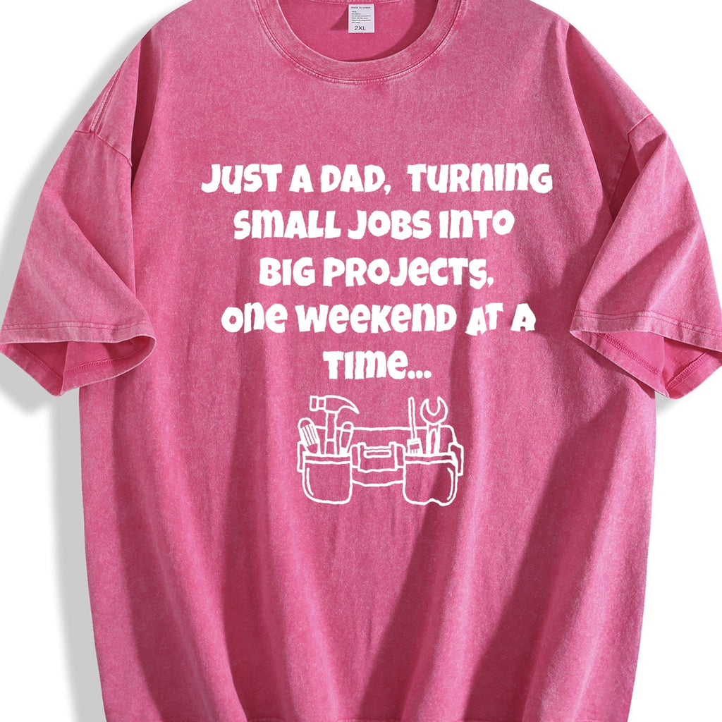 Funny Diy Dad Vintage Washed T-Shirt product image 7