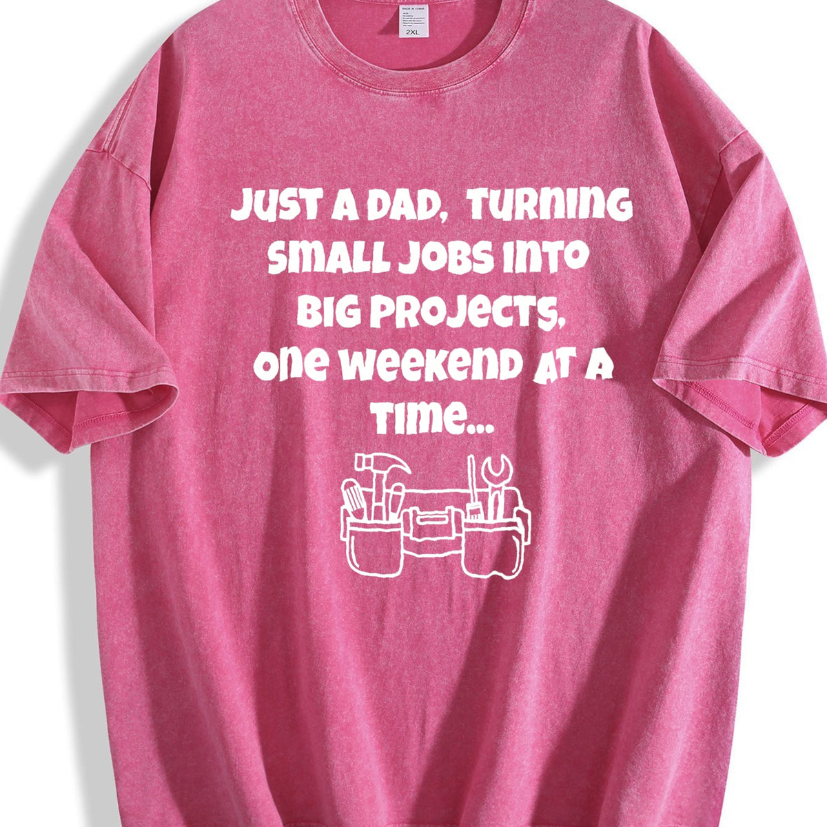 Funny Diy Dad Vintage Washed T-Shirt product image 7