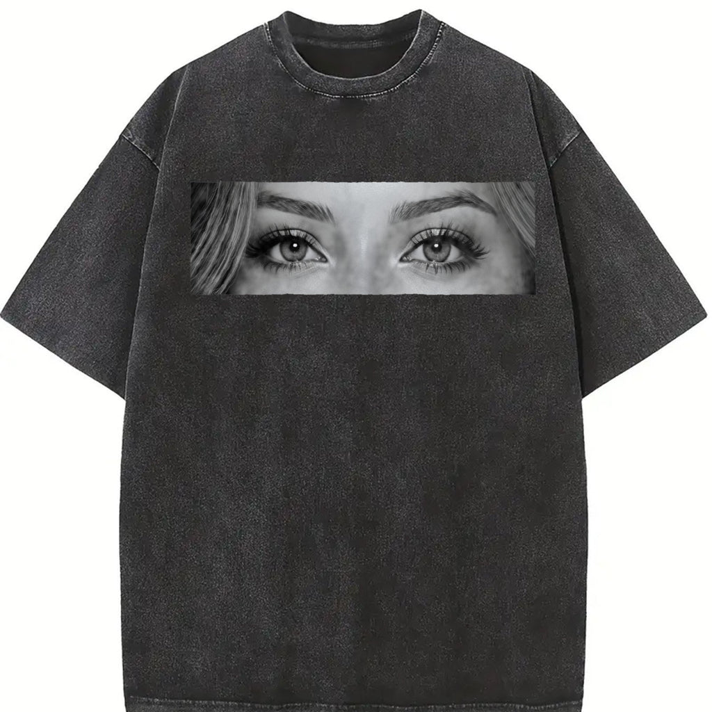 Photo Human Eyes Vintage Washed T-Shirt product image 2