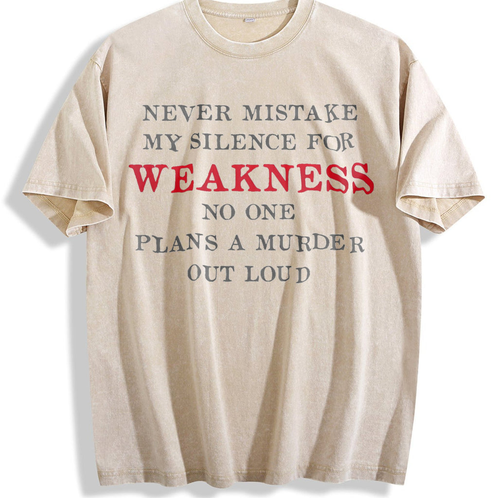 100 Never Mistake My Silence For Weakness Funny Saying product image 1