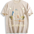 I Live Here Now Ballpark Vintage Washed T-Shirt product image 1
